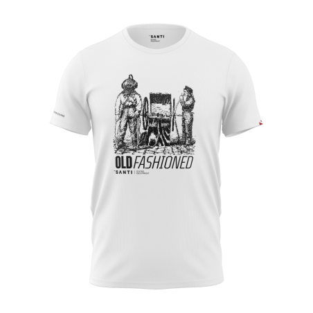 SANTI Old Fashion biała koszulka